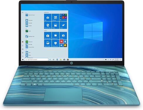 HP 17-cn0040ds كمبيوتر محمول بشاشة لمس 17.3 بوصة، Intel Pentium Gold 7505، ذاكرة الوصول العشوائي 8 جيجابايت، 512 جيجابايت SSD، Underwater Teal (متجدد) in Saudi Arabia