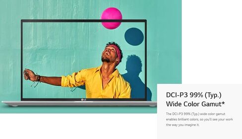 كمبيوتر محمول LG gram خفيف للغاية، 16 بوصة WQXGA (2560 x 1600) IPS 16:10 شاشة لمس 2 في 1، Evo i7-1165G7، عمر بطارية 21 ساعة، قلم ستايلس، واي فاي 6، Thunderbolt 4، بصمة الإصبع، كاميرا ويب (16 جيجابايت رام) | ٥١٢ جيجا بايت PCIe SSD) in Kuwait