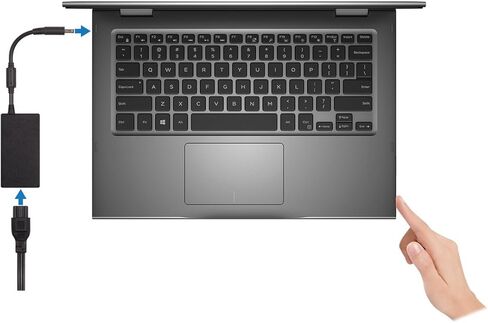 ديل i5368-7643GRY لاب توب 13.3 بوصة فل اتش دي 2 في 1 (معالج انتل كور i5-6200U 2.3 جيجا هرتز، ذاكرة الوصول العشوائي 8 جيجا، 256 جيجا اس دي دي، ويندوز 10) رمادي in Saudi Arabia