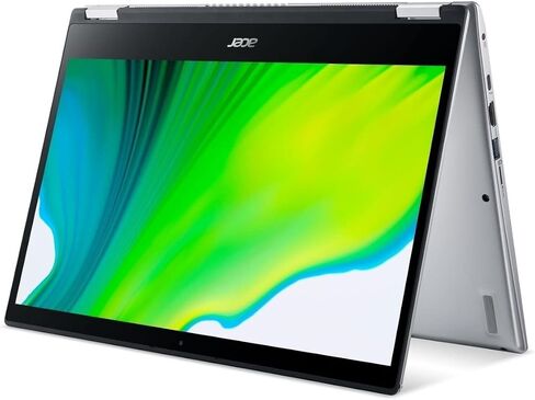 كمبيوتر محمول Acer Touchscreen Spin 3 قابل للتحويل 2 في 1 Ryzen 3 3250U حتى 3.5 جيجا هرتز 4 جيجا DDR4 128 جيجا SSD كاميرا ويب HDMI Win 11 (متجدد) in Kuwait