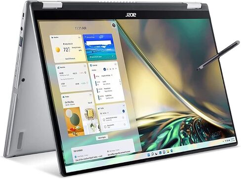 كمبيوتر محمول Acer Touchscreen Spin 3 قابل للتحويل 2 في 1 Ryzen 3 3250U حتى 3.5 جيجا هرتز 4 جيجا DDR4 128 جيجا SSD كاميرا ويب HDMI Win 11 (متجدد) in Kuwait