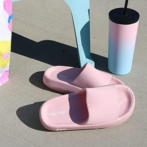 FROGG TOGGS Women's Squisheez Comfort Pool Slide, enjoy walking on millions of tiny air bubbles in Saudi Arabia