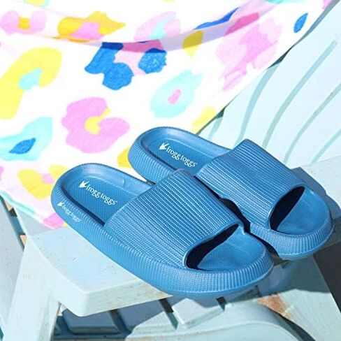 FROGG TOGGS Women's Squisheez Comfort Pool Slide, enjoy walking on millions of tiny air bubbles in Saudi Arabia