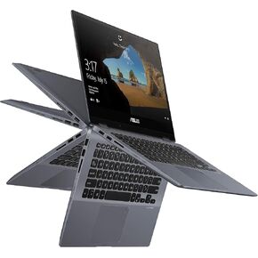 لاب توب اسوس فيفوبوك فليب 14 رفيع وخفيف 2 في 1 اللمس، 14؟ معالج لامع من إنتل كور i7-8565U، ذاكرة الوصول العشوائي 8 جيجا، 512 جيجا بي سي اي Nvme اس اس دي، ويندوز 10 هوم، قارئ بصمات الأصابع، TP412FA-DB72T، لون رمادي in Saudi Arabia