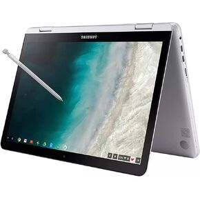 SAMSUNG Chromebook Plus (V2), 12.2" (1900 x 1200). 360° Rotating Screen. Built-in Pen. Celeron. 2-in-1 Laptop.FHD. 13MP Camera, Chrome OS. Type C. (4GB DDR4 RAM | 64GB eMMC+32GB SD Card) in Kuwait