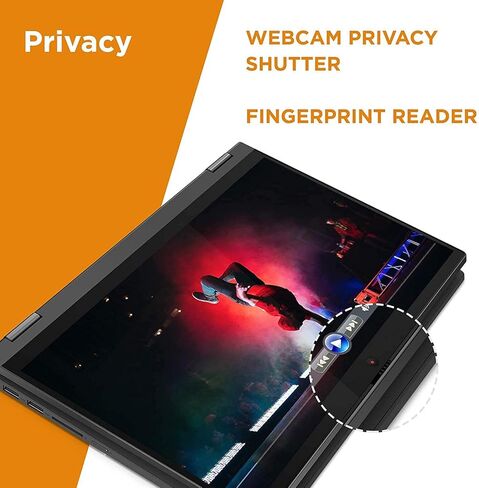 لاب توب لينوفو فليكس 5 14 بوصة 2 في 1، شاشة لمس 14.0 بوصة فل اتش دي (1920 × 1080)، معالج ايه ام دي رايزن 5 4500U، رسومات ايه ام دي راديون، قلم رقمي متضمن، ويندوز 10 برو، رمادي جرافيتي (16 جيجابايت رام + 1 تيرابايت اس اس دي) in Kuwait