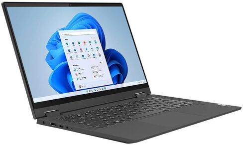 كمبيوتر محمول Lenovo Flex 5 2 في 1 يعمل باللمس، شاشة 14 بوصة 2K تعمل باللمس 16:10 QHD (2240 ​​× 1400)، معالج AMD Ryzen 7 5700 حتى 4.3 جيجا هرتز، لوحة مفاتيح بإضاءة خلفية، بصمة الإصبع، مع قلم ستايلس، Win11 Pro( 16 جيجابايت|1024 جيجابايت إس إس دي) in Saudi Arabia