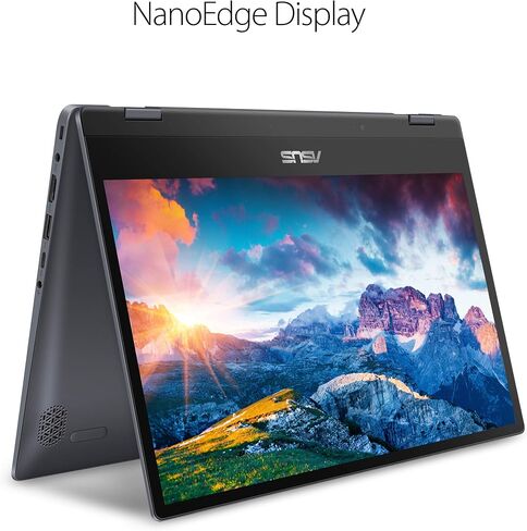 Asus Vivobook Flip 14 Thin & Light 2-in-1 Touch Laptop, 14" FHD Intel Core i7-8565U Processor, 8GB RAM, 512GB PCIe Nvme SSD, Windows 10 Home, Fingerprint Reader, TP412FA-DB72T, Star Grey in Saudi Arabia