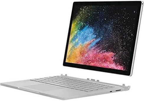 حزمة الكمبيوتر المحمول Microsoft Surface Book 2 مقاس 15 بوصة وسعة 1 تيرابايت i7 2 في 1 (ذاكرة وصول عشوائي سعة 16 جيجابايت وشاشة لمس قابلة للفصل ونظام التشغيل Windows 10 Pro) 2017 in Saudi Arabia