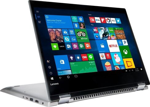 Lenovo IdeaPad 2 in 1-14 81CW - شاشة 14 بوصة HD تعمل باللمس - Pentium 4415U - رامات 4 جيجا بايت - هارد HDD 500 جيجا بايت - أسود in Kuwait