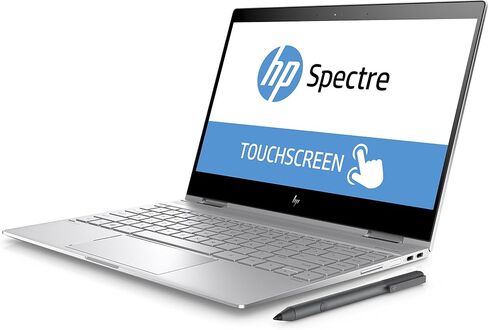 2017 HP Spectre x360 13 - 13.3" FHD Touch - 8gen i7-8550U - 8GB - 256GB SSD - Pen - Silver in Saudi Arabia