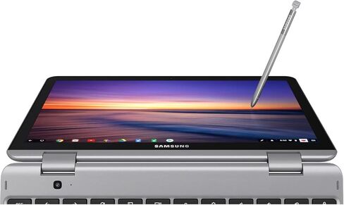 SAMSUNG Chromebook Plus (V2)، 12.2 بوصة (1900 × 1200). شاشة دوارة 360 درجة. قلم مدمج. سيليرون. كمبيوتر محمول 2 في 1. FHD. كاميرا بدقة 13 ميجابكسل، نظام تشغيل Chrome. النوع C. (ذاكرة الوصول العشوائي DDR4 بسعة 4 جيجابايت | بطاقة eMMC سعة 64 جيجابايت + بطاقة in Kuwait