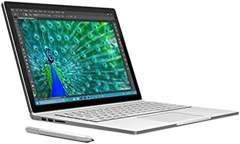 كمبيوتر لوحي Microsoft Surface Book - 13.5 بوصة - PixelSense - شبكة LAN لاسلكية - Intel Core i7 i7-6600U ثنائي النواة (2 كور) 2.60 جيجا هرتز - فضي SW6-00001 in Saudi Arabia