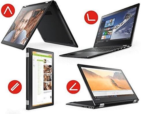 2017 Lenovo Flex 4 Convertible 2-in-1 Laptop / Tablet 14" FHD Touchscreen Display, Intel Core i7-6500U, 16GB RAM, 256GB SSD, AMD Radeon R5 M430, Backlit Keyborad, Bluetooth, Webcam, Windows 10 in Saudi Arabia