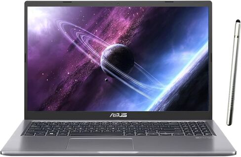 ASUS New VivoBook 15.6'' Thin and Light Laptop | Intel Core i3-1115G4 (Beats i5-8265U) | FHD Touchscreen | 12GB DDR4 RAM, 1024GB PCIE SSD, Fingerprint, Backlit KB, W/ Stylus Pen, Windows 10 S, Gray in Saudi Arabia