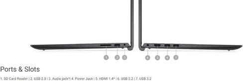 Dell 2022 Newest Inspiron 15 3510 Laptop, 15.6" HD Display, Intel Celeron N4020 Processor, 16GB DDR4 RAM, 256GB PCIe SSD, Webcam, HDMI, Wi-Fi, Bluetooth, Windows 11 Home, Black in Saudi Arabia