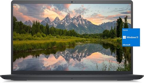 Dell 2022 Newest Inspiron 15 3510 Laptop, 15.6" HD Display, Intel Celeron N4020 Processor, 16GB DDR4 RAM, 256GB PCIe SSD, Webcam, HDMI, Wi-Fi, Bluetooth, Windows 11 Home, Black in Saudi Arabia