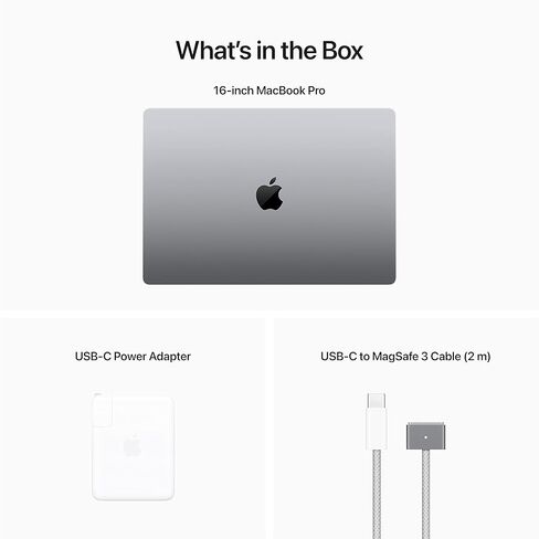 شريحة Apple 2023 MacBook Pro Laptop M2 Pro مع وحدة معالجة مركزية ذات 12 نواة ووحدة معالجة رسومات 19 نواة: شاشة Liquid Retina XDR مقاس 16.2 بوصة، وذاكرة موحدة سعة 16 جيجابايت، وتخزين SSD بسعة 512 جيجابايت. يعمل مع آيفون/آي باد؛ فضة in Saudi Arabia