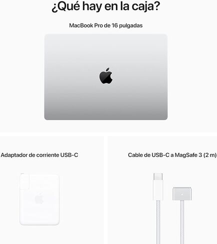 Apple 2023 MacBook Pro laptop M2 Max chip with 12‑core CPU and 38‑core GPU: 16.2-inch Liquid Retina XDR display, 32GB Unified Memory, 1TB SSD storage. Works with iPhone/iPad; Silver in Saudi Arabia