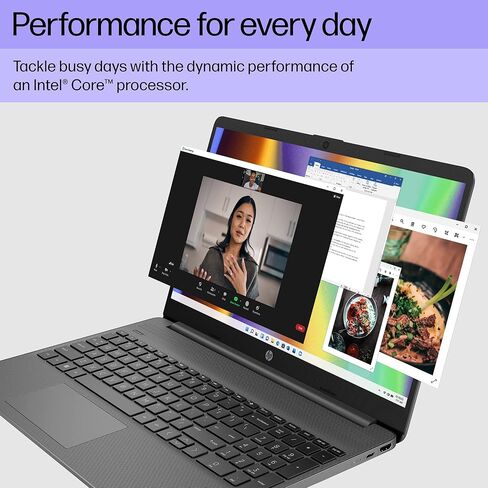 لاب توب اتش بي 15 بوصة، شاشة فل اتش دي، انتل كور i5-1235U، 16 جيجا رام، 512 جيجا اس اس دي، انتل ايريس اكس ايه جرافيك، ويندوز 11 هوم، 15-dy5399nr (2023) in Kuwait