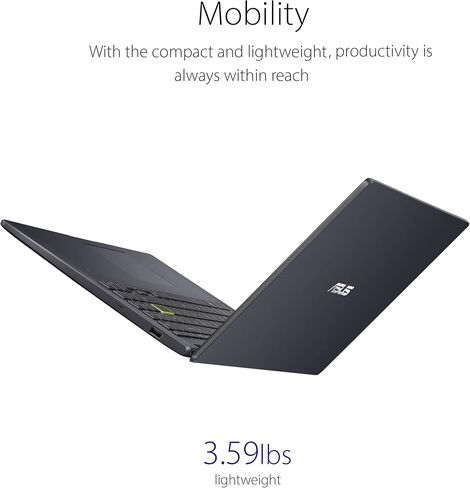 كمبيوتر محمول ASUS VivoBook 15 رفيع وخفيف الوزن، شاشة HD 15.6 بوصة، معالج Intel Celeron N4020، 4 جيجابايت DDR4 SO-DIMM، 1 تيرابايت SATA 5400RPM 2.5 بوصة HDD، Windows 10 Home، رمادي داكن، R565MA-RB05 in Kuwait