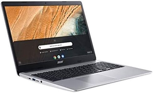 Acer 2022 Chromebook 315 15.6" Full HD 1080p IPS Touchscreen Laptop PC, Intel Celeron N4020 Dual-Core Processor, 4GB DDR4 RAM, 64GB eMMC, Webcam, WiFi, 12 Hrs Battery Life, Chrome OS, Silver in Saudi Arabia
