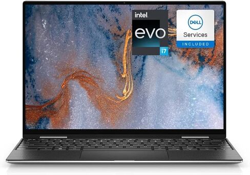 Dell XPS 13 9310 Touchscreen Laptop - 13.4-inch UHD+ Display, Thin and Light, Intel Core i5-1135G7, 8GB LPDDR4x RAM, 512GB SSD, Intel Iris Xe, Killer Wi-Fi 6 with Dell Service, Win 11 Home - Silver in Saudi Arabia