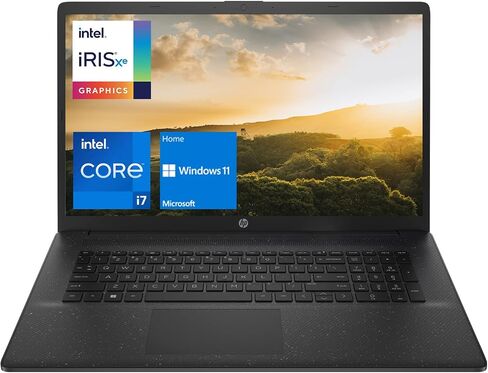 أحدث كمبيوتر محمول HP 17t، شاشة 17.3 بوصة HD+، معالج Intel Core i7-1165G7، ذاكرة الوصول العشوائي DDR4 سعة 16 جيجابايت، 256 جيجابايت PCIe SSD، واي فاي، بلوتوث، HDMI، كاميرا ويب، Windows 11 Home، أسود in Kuwait