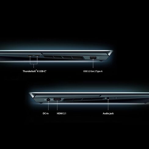 اسس لابتوب زين بوك برو ديو 15 OLED UX582، شاشة لمس OLED 15.6 انش 4K، i9-12900H، 32GB، 1TB، جيفورس RTX 3070 Ti، سكرين باد بلس، ويندوز 11 برو، ازرق سماوي، UX582ZW-XB99T in Saudi Arabia