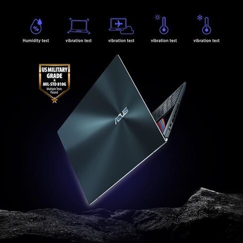 اسس لابتوب زين بوك برو ديو 15 OLED UX582، شاشة لمس OLED 15.6 انش 4K، i9-12900H، 32GB، 1TB، جيفورس RTX 3070 Ti، سكرين باد بلس، ويندوز 11 برو، ازرق سماوي، UX582ZW-XB99T in Saudi Arabia