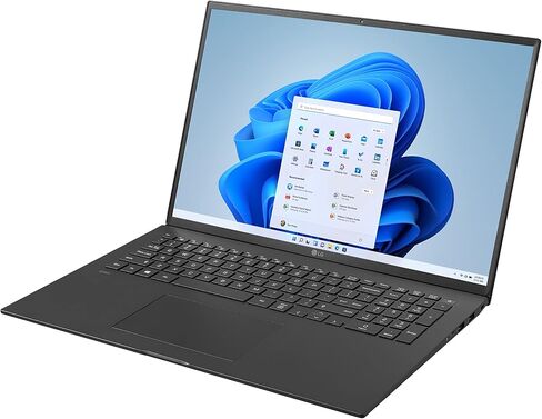 LG لابتوب جرام 17Z95P خفيف الوزن للغاية IPS (2560×1600)، انتل ايفو الجيل 11 كور i7، 16GB RAM، 1TB SSD، ويندوز 11 هوم، بطارية 80 واط في الساعة، اليكسا مدمجة، 2X USB-C، HDMI، USB-A - اسود in Kuwait