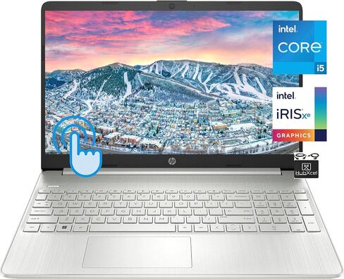 كمبيوتر محمول HP 2023 Pavilion بشاشة لمس عالية الدقة مقاس 15.6 بوصة، معالج Intel i5-1135G7 رباعي النواة (يصل إلى 4.1 جيجا هرتز)، رسومات Iris Xe، ذاكرة الوصول العشوائي 64 جيجابايت، 2 تيرابايت SSD، كاميرا ويب عالية الدقة، بلوتوث، WiFi 6، بطارية طويلة الساعة in Saudi Arabia