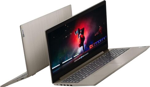 Lenovo Ideapad 3 Laptop, 15.6" HD Touchscreen, 11th Gen Intel Core i3-1115G4 Processor, 8GB DDR4 RAM, 128GB PCIe NVMe SSD, HDMI, Webcam, Wi-Fi 6, Bluetooth, Windows 11 Home, Almond in Saudi Arabia