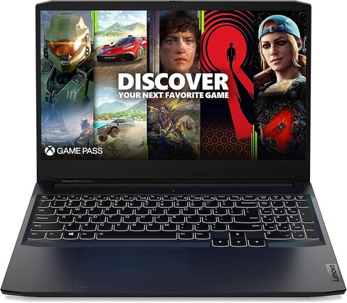 Lenovo Ideapad 3i Gaming - 15.6" FHD Display - Intel Core i5-12500H - 8GB DDR4 RAM - 512GB M.2 TLC SSD - NVIDIA GeForce RTX 3050 Graphics - Windows 11 Home - Onyx Grey in Kuwait