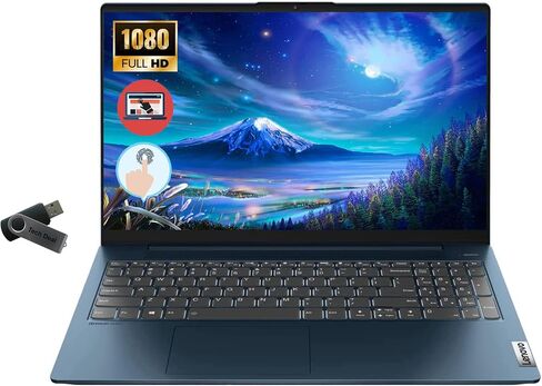 Lenovo IdeaPad 5i Business Laptop, 15.6" FHD Touchscreen Display, 11th Gen Intel Core i7-1165G7, Windows 11 Pro, 12GB RAM 512GB SSD, Tech Deal USB in Saudi Arabia