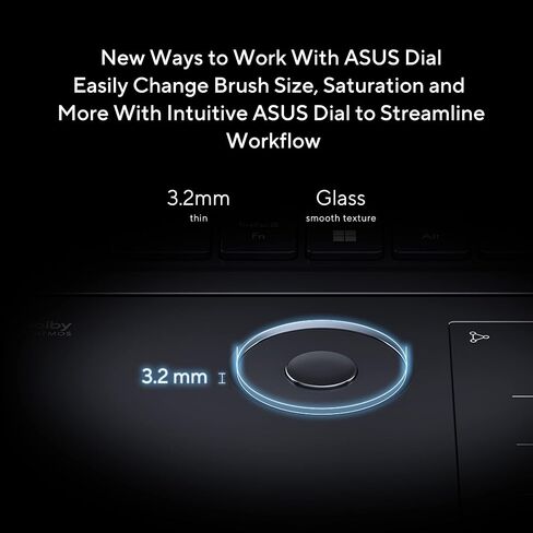 ASUS Zenbook Pro 16X OLED 16 بوصة 4K OLED 16:10 شاشة تعمل باللمس، قرص، وحدة المعالجة المركزية Intel i7-12700H، رسومات GeForce RTX 3060، ذاكرة الوصول العشوائي 16 جيجابايت، 1 تيرابايت SSD، Windows 11 Home، أسود، UX7602ZM-DB74T in Saudi Arabia