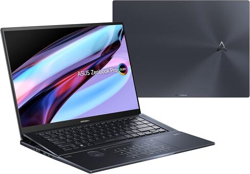 ASUS Zenbook Pro 16X OLED 16 بوصة 4K OLED 16:10 شاشة تعمل باللمس، قرص، وحدة المعالجة المركزية Intel i7-12700H، رسومات GeForce RTX 3060، ذاكرة الوصول العشوائي 16 جيجابايت، 1 تيرابايت SSD، Windows 11 Home، أسود، UX7602ZM-DB74T in Saudi Arabia