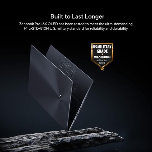 ASUS Zenbook Pro 16X OLED 16 بوصة 4K OLED 16:10 شاشة تعمل باللمس، قرص، وحدة المعالجة المركزية Intel i7-12700H، رسومات GeForce RTX 3060، ذاكرة الوصول العشوائي 16 جيجابايت، 1 تيرابايت SSD، Windows 11 Home، أسود، UX7602ZM-DB74T in Saudi Arabia