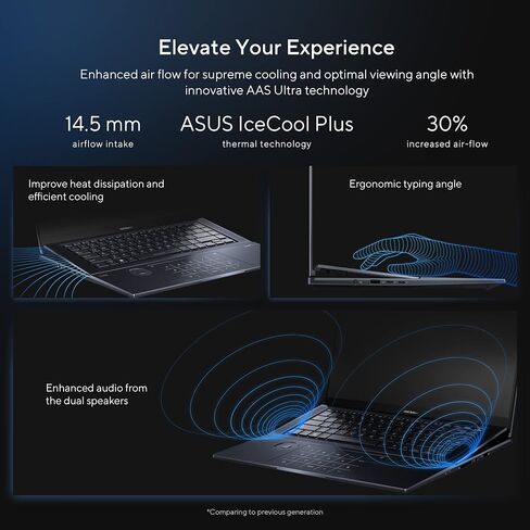 ASUS Zenbook Pro 16X OLED 16 بوصة 4K OLED 16:10 شاشة تعمل باللمس، قرص، وحدة المعالجة المركزية Intel i7-12700H، رسومات GeForce RTX 3060، ذاكرة الوصول العشوائي 16 جيجابايت، 1 تيرابايت SSD، Windows 11 Home، أسود، UX7602ZM-DB74T in Saudi Arabia