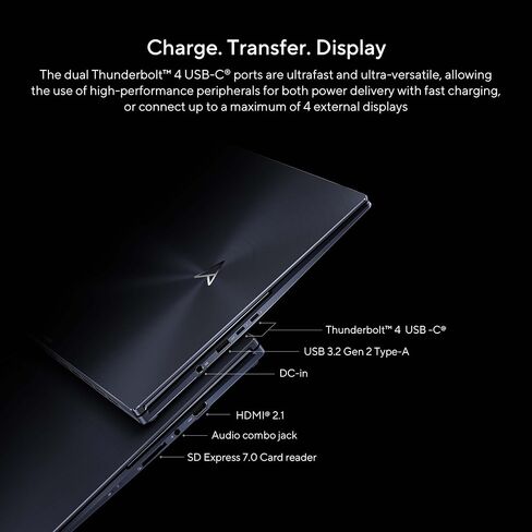 ASUS Zenbook Pro 16X OLED 16 بوصة 4K OLED 16:10 شاشة تعمل باللمس، قرص، وحدة المعالجة المركزية Intel i7-12700H، رسومات GeForce RTX 3060، ذاكرة الوصول العشوائي 16 جيجابايت، 1 تيرابايت SSD، Windows 11 Home، أسود، UX7602ZM-DB74T in Saudi Arabia