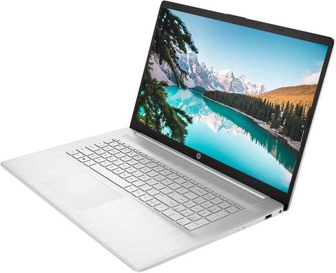 HP 17 Laptop, 17.3'' HD+ Touchscreen, Intel Core i7-1165G7 Processor, 16GB DDR4 RAM, 1TB PCIe SSD, Backlit Keyboard, HDMI, Windows 11 Home, Silver in Saudi Arabia