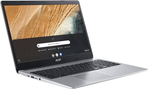 acer 2023 Chromebook 15.6" FHD 1080p IPS Touchscreen Light Computer Laptop, Due-core Intel Celeron N4020, 4GB RAM, 64GB eMMC, HD Webcam, WiFi 5, 12+ Hours Battery, Chrome OS, w/Marxsolcables in Saudi Arabia