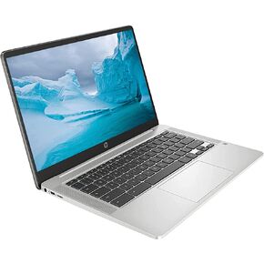 HP 2023 14 بوصة HD IPS Chromebook، معالج Intel Pentium 4-Core يصل إلى 2.68 جيجا هرتز، 4 جيجا رام، 64 جيجا SSD، Intel 4K Graphics، الجيل السادس فائق السرعة WiFi، Dale Silver، نظام تشغيل Chrome (متجدد) in Saudi Arabia