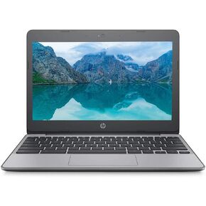 HP 11 بوصة HD IPS Chromebook، معالج Intel Celeron يصل إلى 2.40 جيجا هرتز، ذاكرة الوصول العشوائي 2 جيجا، 64 جيجا MicroSD، واي فاي فائق السرعة، HDMI، نظام تشغيل Chrome (متجدد) in Kuwait