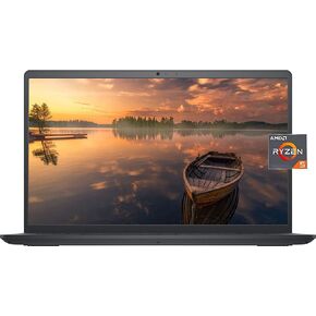 Dell 2023 Newest Inspiron Laptop, 15.6 Inch Display, AMD Ryzen 5 3450U Processor, 16GB RAM, 1TB SSD, AMD Radeon Vega 8 Graphics, Wi-Fi, Webcam, Windows 11 Home in S Mode, Bundle with JAWFOAL in Saudi Arabia