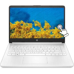 HP 14" HD Touchscreen Display Laptop, AMD Ryzen 3 3250U (Up to 3.5GHZ, Beat i5-7200U), 16GB DDR4 RAM, 512GB SSD, AMD Radeon Graphics, HDMI, Webcam, Windows 11 S, Anti Bacterial KB in Saudi Arabia