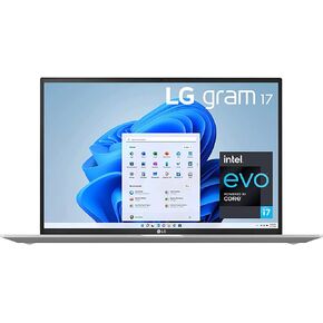 LG Gram 17Z95P كمبيوتر محمول 17 بوصة خفيف الوزن للغاية، IPS، (2560 × 1600)، Intel Evo الجيل الحادي عشر CORE i7، ذاكرة الوصول العشوائي 32 جيجابايت، 1 تيرابايت SSD، Windows 11 Home، بطارية 80 وات في الساعة، Alexa مدمج، 2X USB-C، HDMI، USB-A – أسود (متجدد) in Saudi Arabia