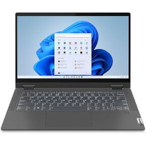 لينوفو فليكس 5i - شاشة لمس FHD 14 انش - انتل كور i7-1165G7 - ذاكرة RAM DDR4 12GB - 512GB M.2 NVMe SSD - بطاقة رسومات انتل ايريس Xe - ويندوز 11 هوم - رمادي جرافيت in Kuwait