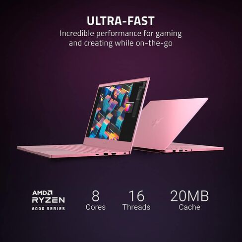 Razer Blade 14 Gaming Laptop: AMD Ryzen 9 6900HX CPU - NVIDIA GeForce RTX 3070 Ti - 14" QHD 165Hz - 16GB DDR5 RAM - 1TB PCIe SSD - Windows 11 - Ultra-Thin - CNC Aluminum - Chroma RGB in Saudi Arabia