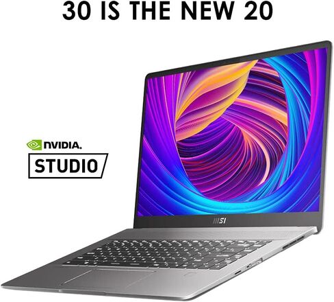 كمبيوتر محمول MSI Creator Z16 الاحترافي: شاشة لمس 16 بوصة QHD+ 16:10 120 هرتز، Intel Core i9-11900H، NVIDIA GeForce RTX 3060، ذاكرة وصول عشوائي 32 جيجابايت، 2 تيرابايت NVME SSD، Thunderbolt 4، Win10 PRO، رمادي لونار (A11UET-043) in Saudi Arabia